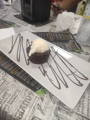 Arabia burger coulant de chocolate